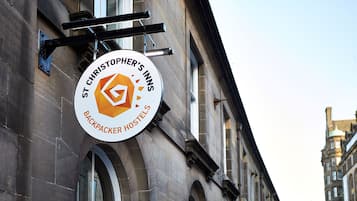 A sign for St Christopher's Inns Backpacker Hostels.