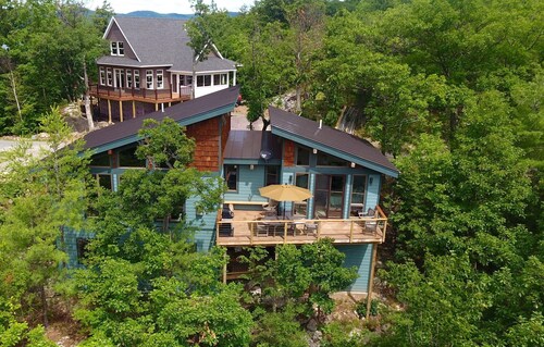 Lake George Cliff House - Uusi ulkokylpytynnyri!
