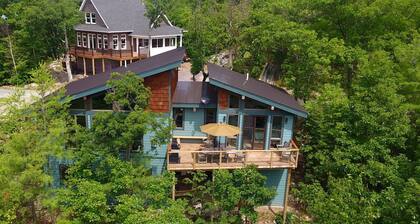 Lake George Cliff House - Uusi ulkokylpytynnyri!