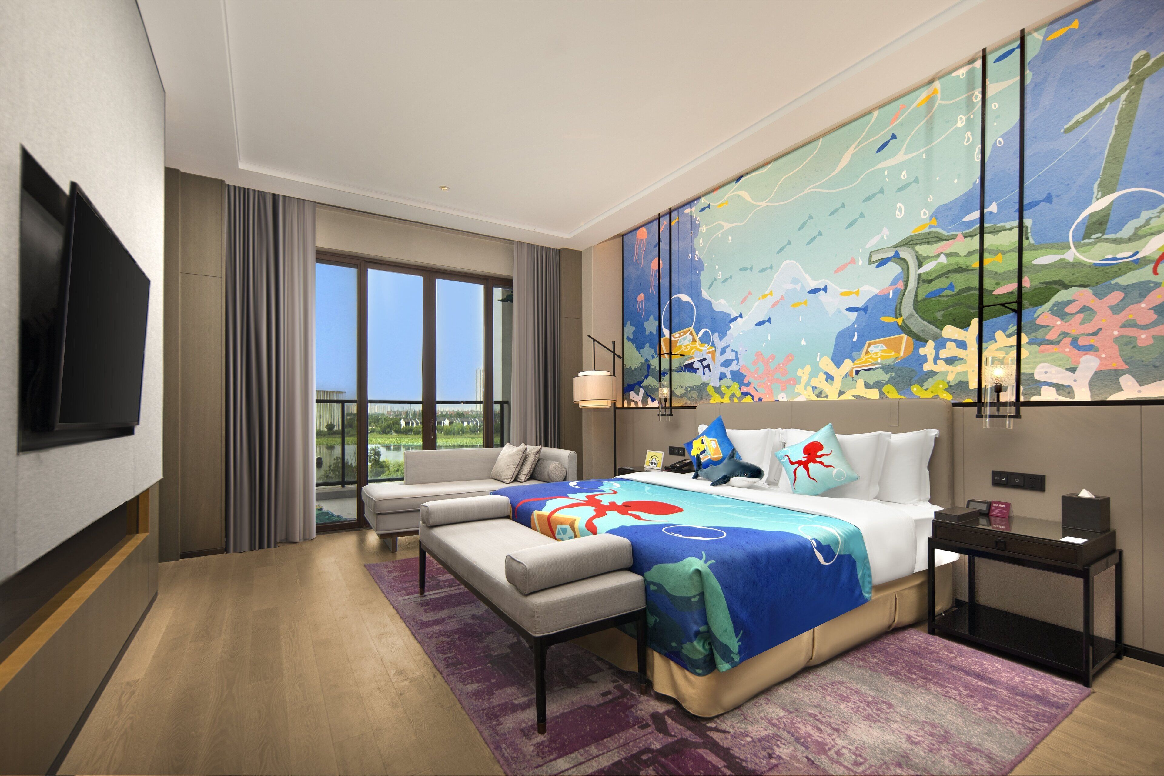 Room, 1 King Bed (Kids Theme) | Minibar, iron/ironing board, free WiFi, bed sheets