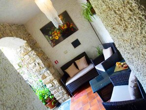 Ferienhaus, 2 Schlafzimmer (Casa Vita Bella) | Wohnbereich | LED-Fernseher