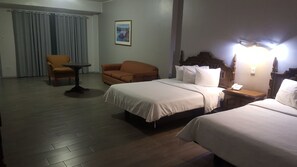 Basic Room, 2 Double Beds | Down duvets, pillow-top beds, desk, blackout curtains - Posada Tierra Blanca (Chihuahua)