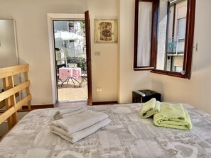 1 bedroom, iron/ironing board, bed sheets