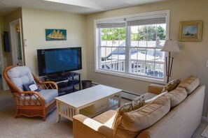 TV, fireplace, stereo