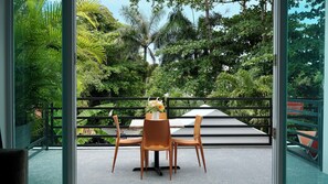 Romantic Studio Suite, 1 King Bed with Sofa bed, Balcony, Partial Ocean View | View from room - The Beach Pad (Rincon)