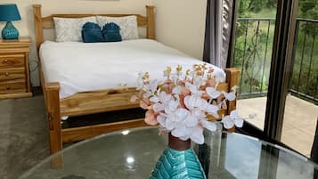 Deluxe Quadruple Room, Multiple Beds, Mountain View | Individually decorated, blackout drapes, iron/ironing board, free WiFi
