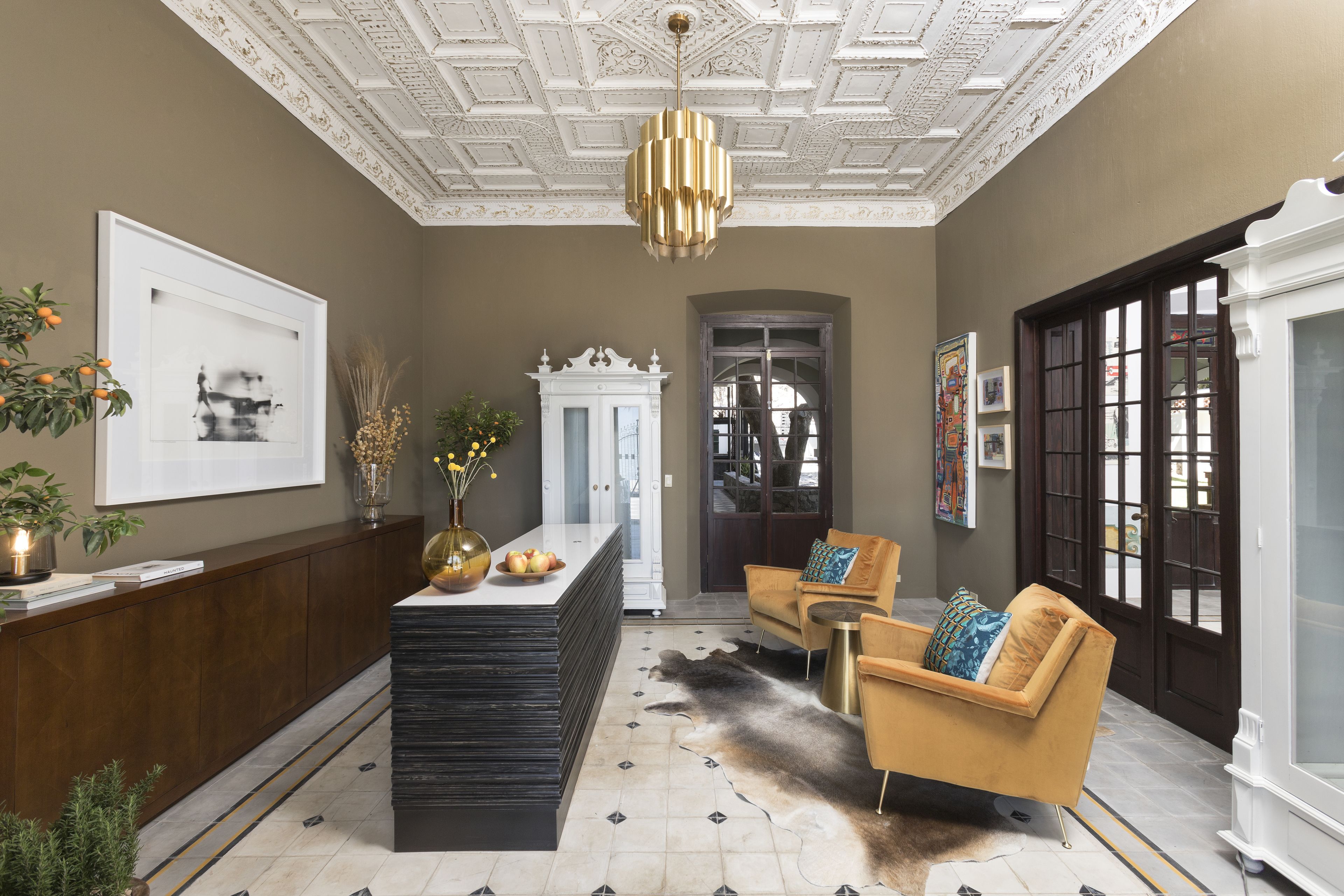 Zona de estar del vestíbulo