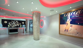 Reception area at Cardozo Hotel South Beach