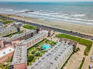 En la playa y toallas de playa