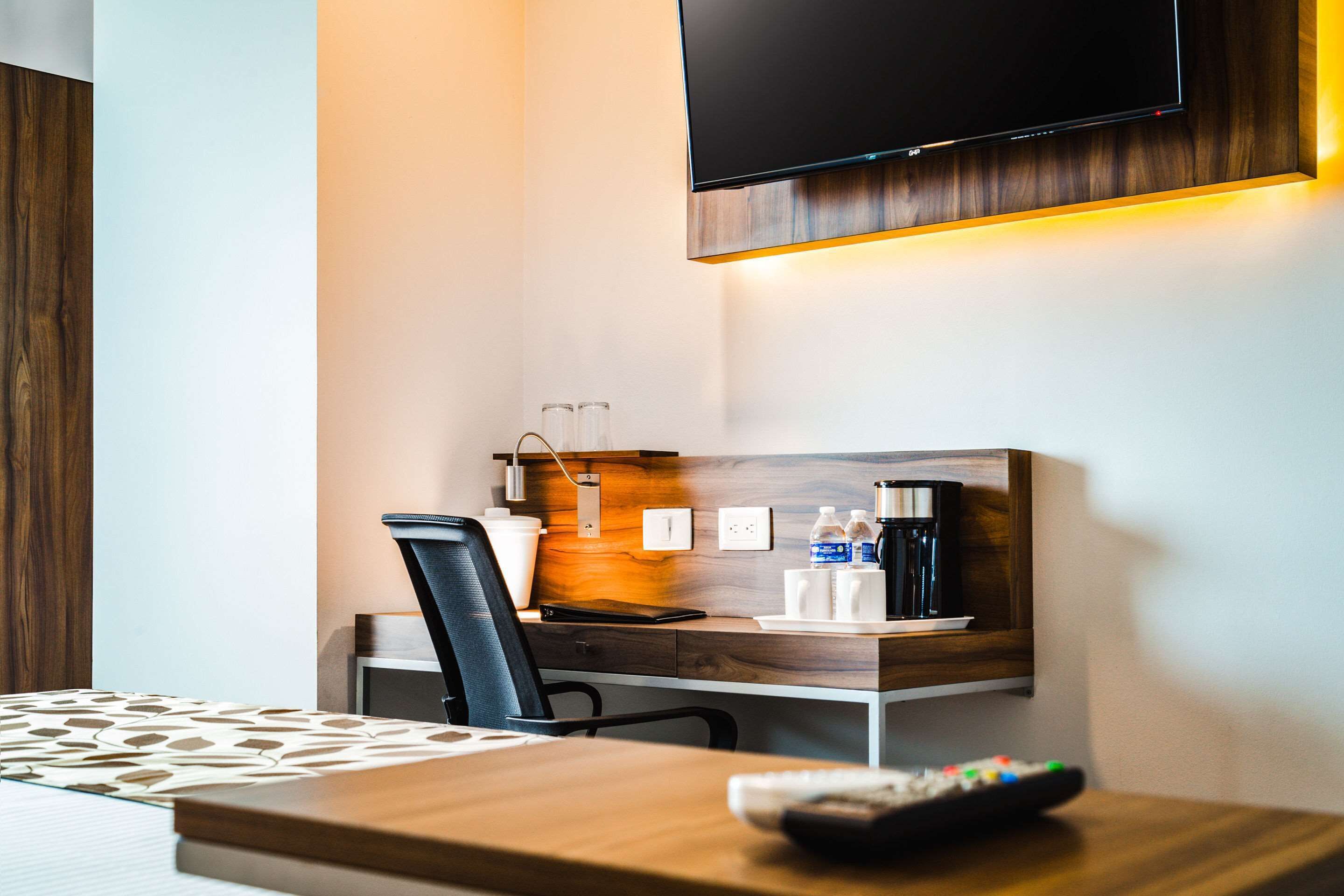 memory-foam beds, in-room safe, desk, laptop workspace