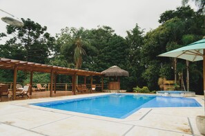 Indoor pool, outdoor pool, open 10:00 AM to 5:00 PM, pool umbrellas - hotel e pousadaTAJJ (Sao Roque)