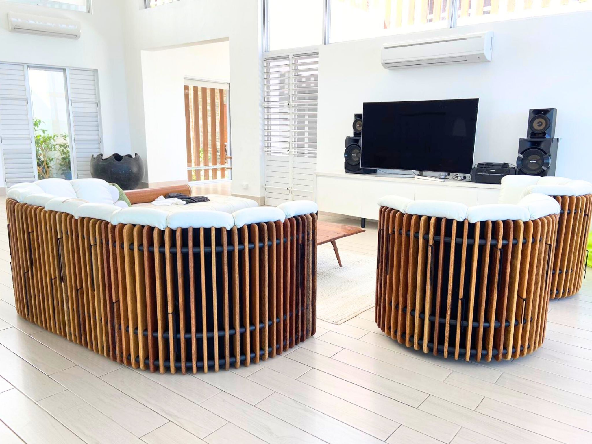 Villa de lujo | Zona de estar | Una Smart TV, Netflix, servicios de streaming