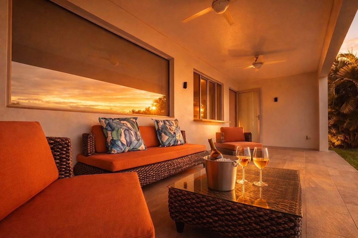 Villa | Minibar contenant certains articles gratuits, décor unique