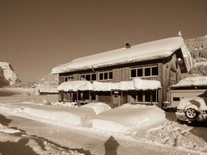 Exterior - Vacation apartment 1 - Apartments Madlener (Schoppernau)