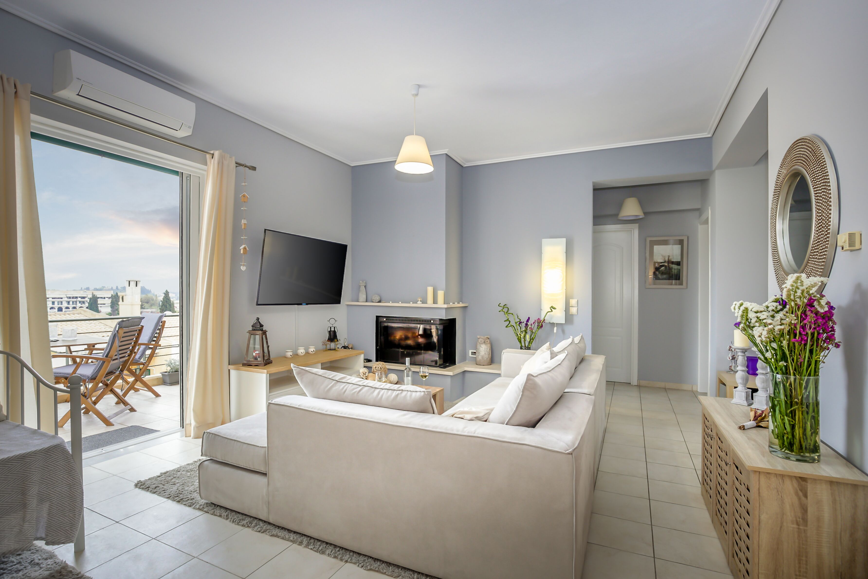 تلفزيون، مدفأة