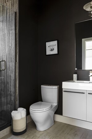 Secador de pelo, toallas, jabón, shampoo