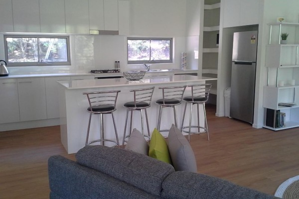 white granite kitchen