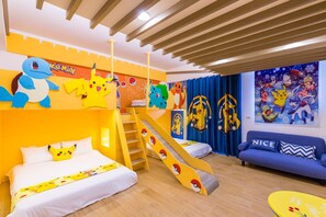 Quadruple Room, Multiple Beds, Terrace, Garden View | Desk, free WiFi - Songfeng Qinzi Homestay (Wujie)