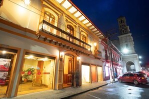 Front of property – evening/night