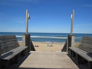 Sur la plage, serviettes de plage