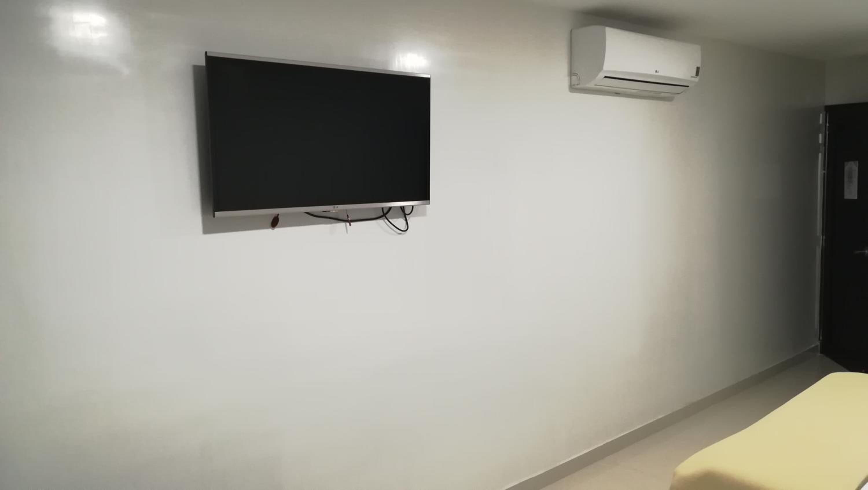 blackout curtains, iron/ironing board, free wifi, bed sheets