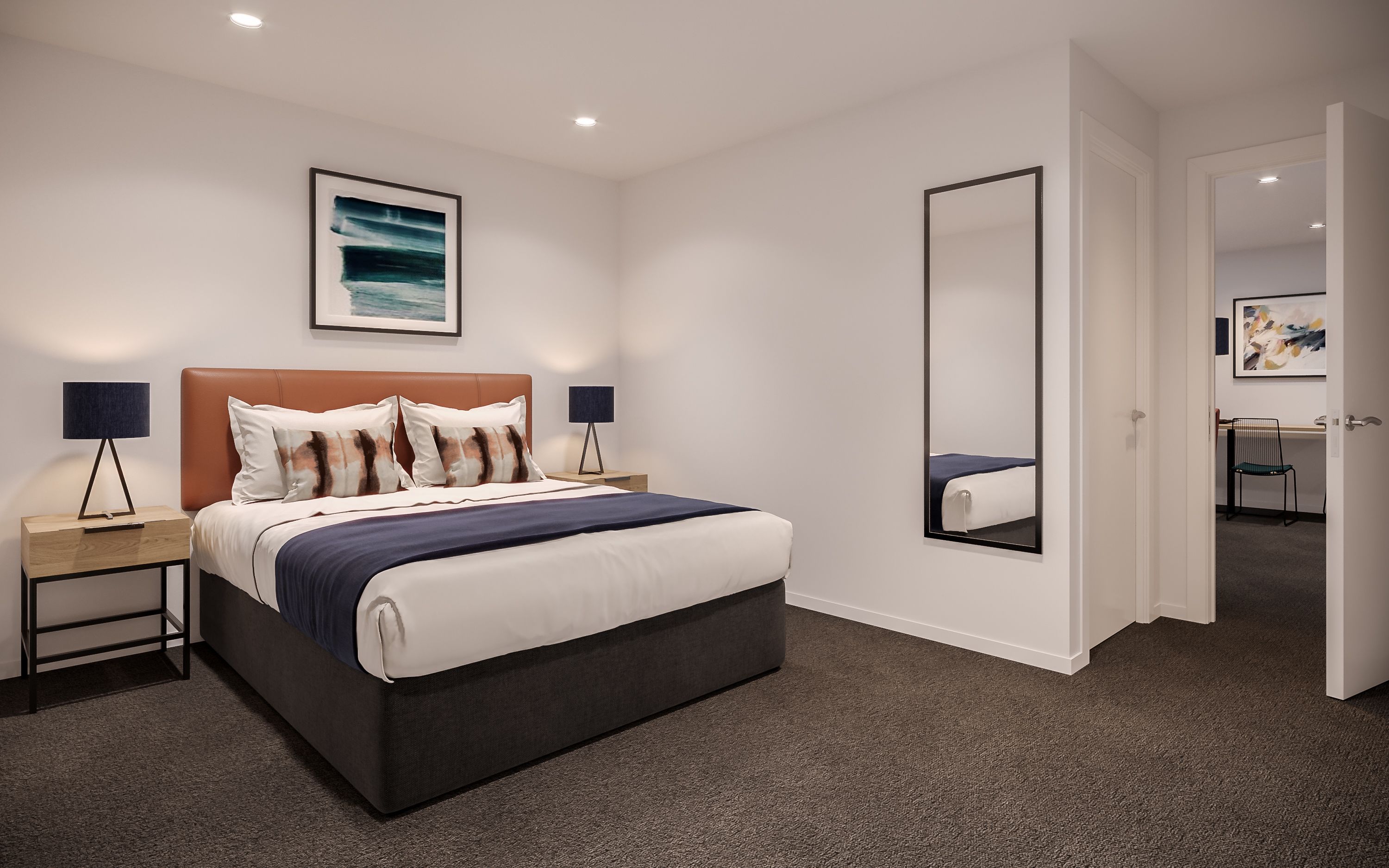 2 bedroom executive apartment (interconnecting) | individually decorated, individually furnished, soundproofing