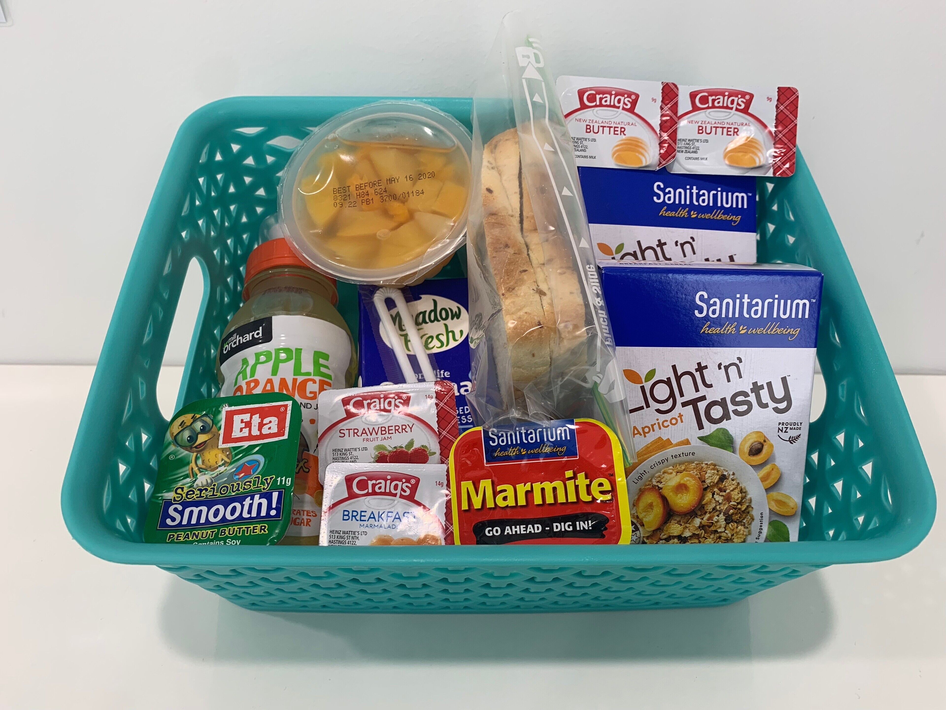 daily continental breakfast (nzd 16 per person)