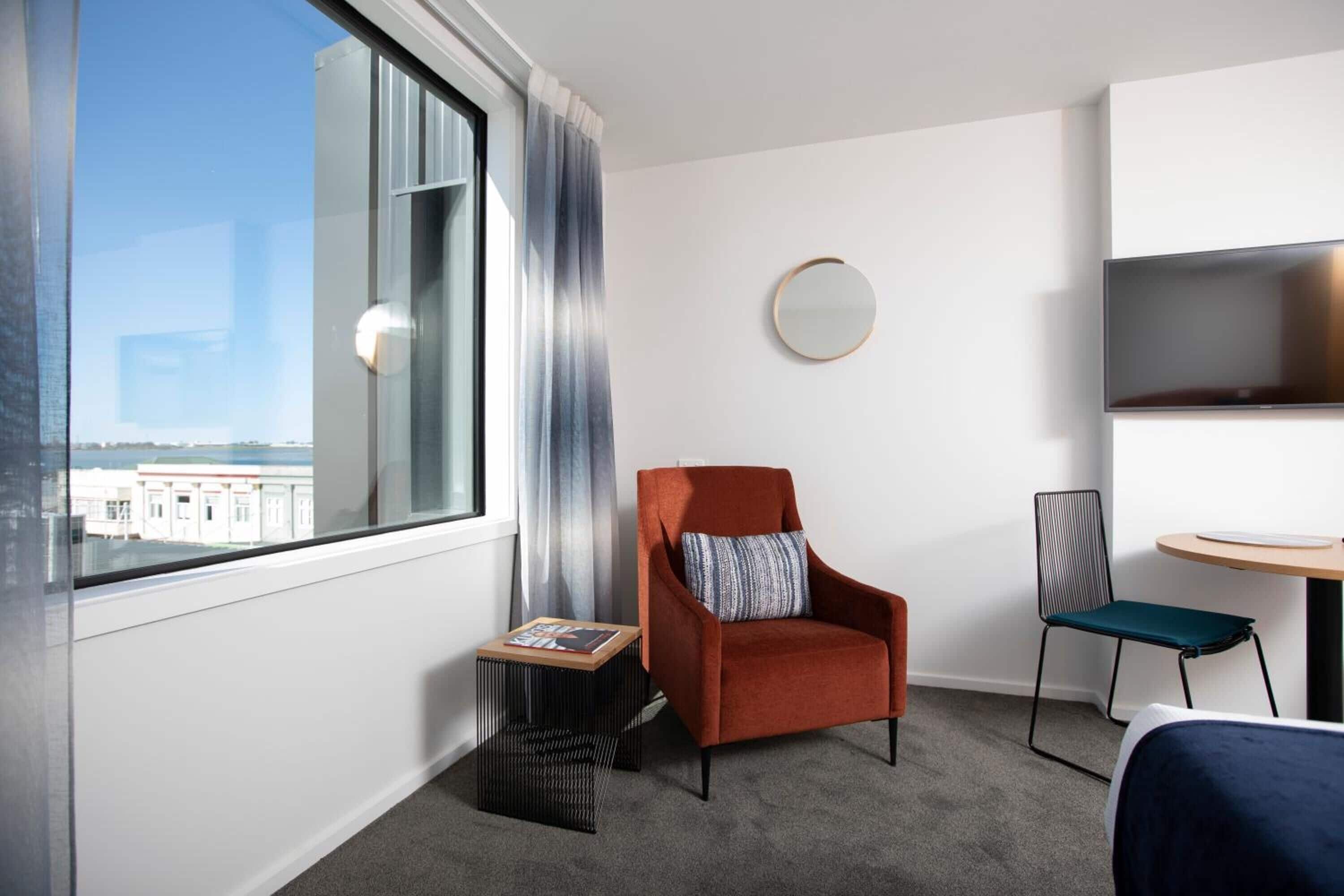 individually decorated, individually furnished, soundproofing