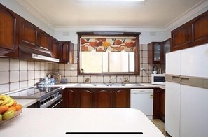 Shared fridge, microwave