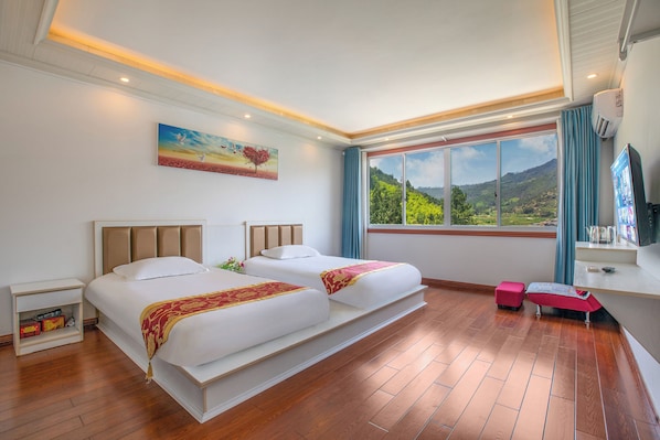 Superior Twin Room | Individually decorated, individually furnished, laptop workspace - Lv ye Xian Zhuang Guesthouse (Taizhou)