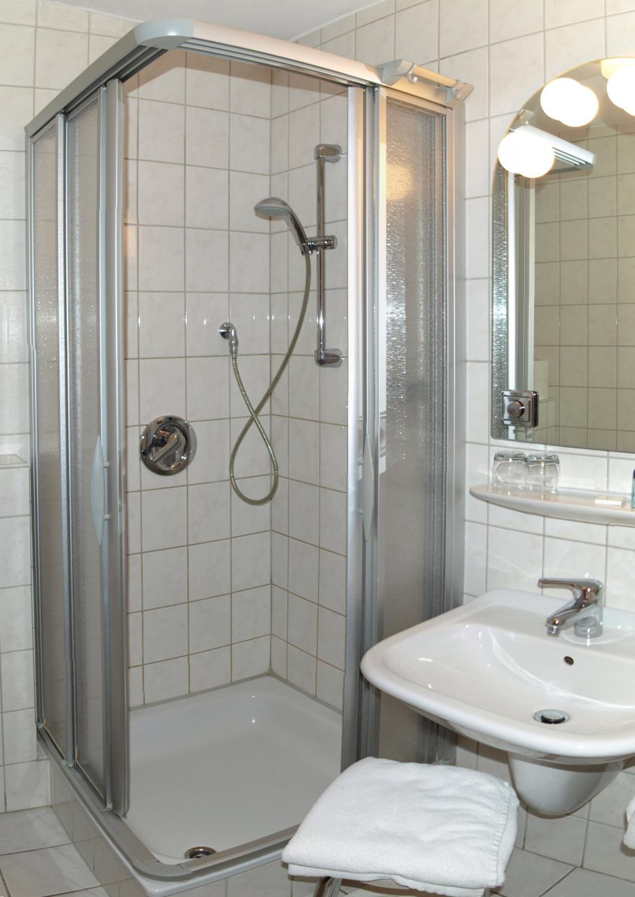 Dusche, Handtücher