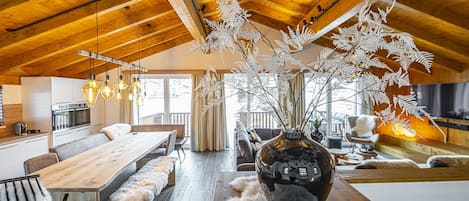 Comfort-Chalet, Bergblick (DerAdler) | 客廳 | 平面電視、加熱地板