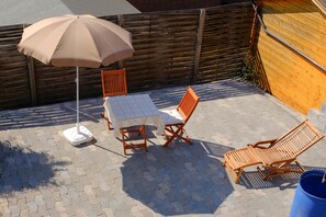 Apartamento, varanda, vista para a montanha (Muenchhausen) | Vista para o pátio