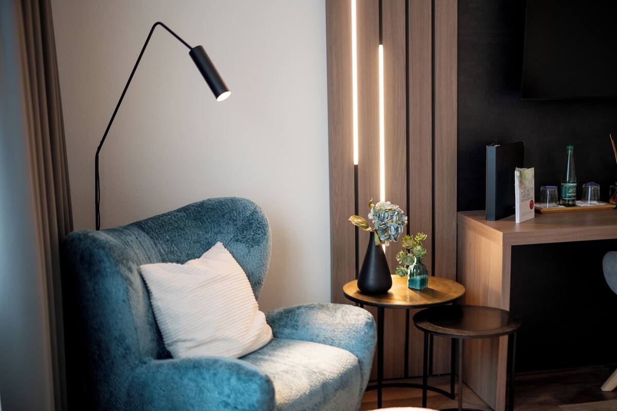 superior double room | 1 bedroom, in-room safe, desk, blackout curtains