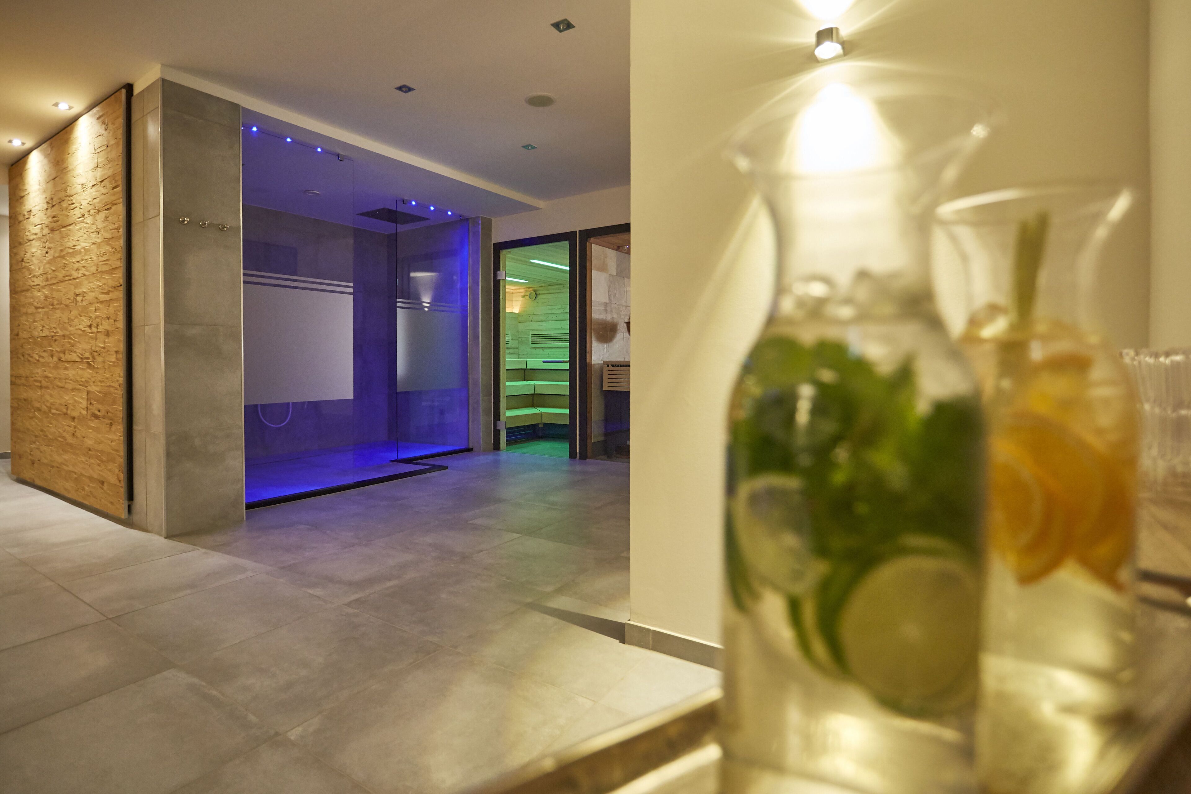 sauna, steam room, massages