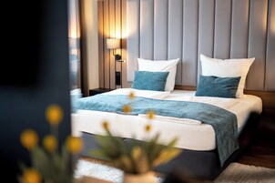 Caja de seguridad en la habitación, escritorio y cortinas blackout 