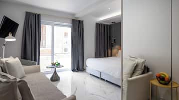 Standard Apartment, 1 Queen Bed with Sofa bed, City View | In-room safe, individually decorated, individually furnished