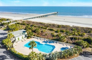 Pool - Super Modern, Ocean Front Condo!! Community Pool & Pier! Heart of IOP! *Unit 212* (Isle of Palms)