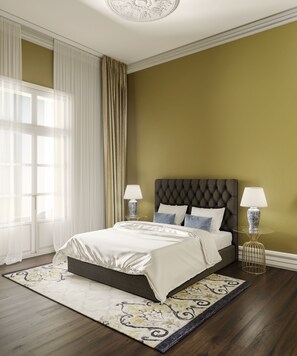 Deluxe Double Room, 1 Queen Bed, City View (Yellow) | Individually decorated, individually furnished, desk, blackout drapes - Casa do Mercado (Ponta Delgada)