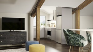 Exclusive Loft, Multiple Beds, City View | Private kitchen | Espresso maker, coffee/tea maker, electric kettle - Casa do Mercado (Ponta Delgada)