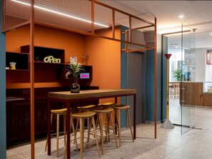 Sitteområde i lobbyen