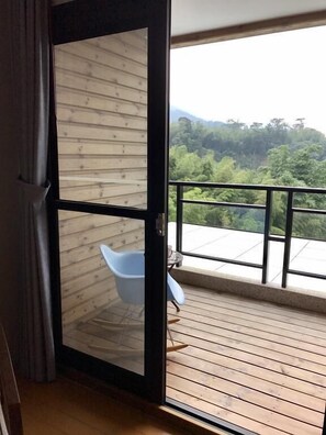 Uitzicht vanuit de kamer