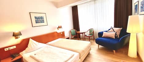 Minibar, desk, blackout drapes, free cribs/infant beds