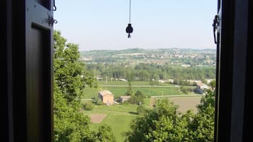 Vue depuis lâhĂ©bergement