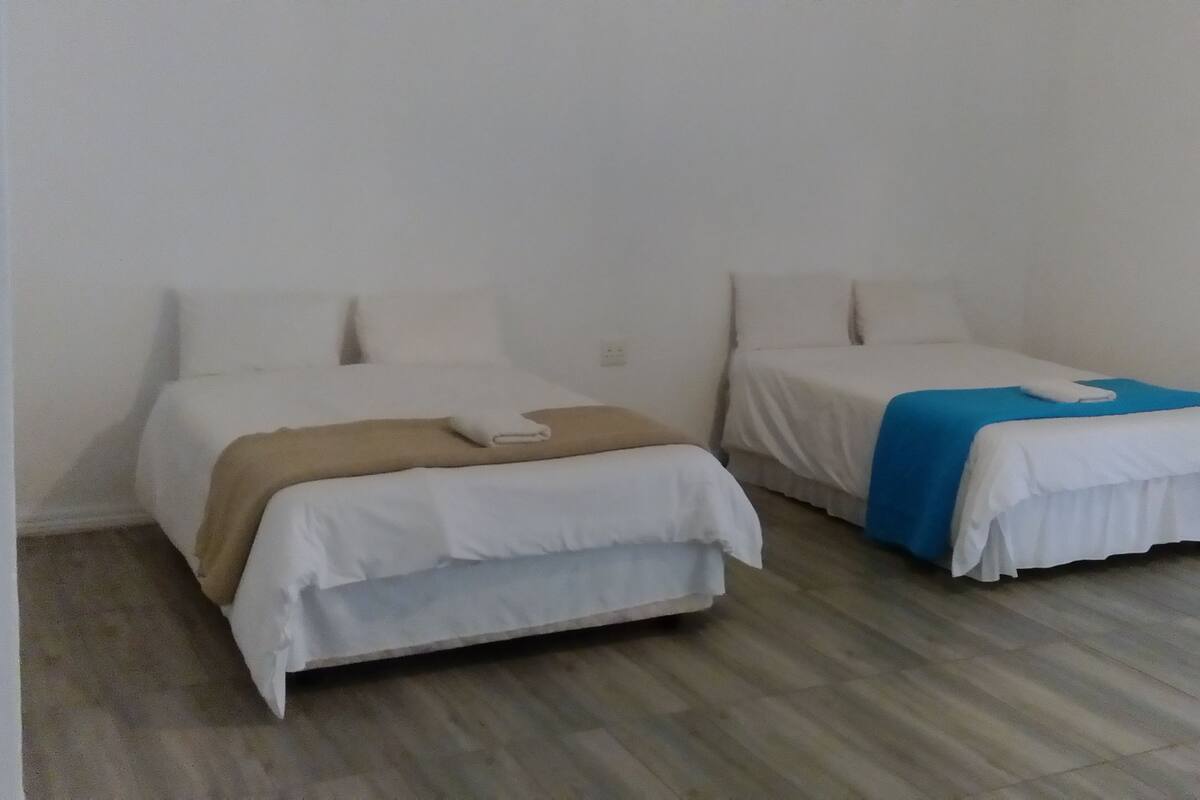 Blackout curtains, iron/ironing board, free WiFi, bed sheets