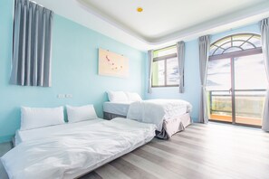 Habitación doble Deluxe, vista al océano | Escritorio, cortinas blackout, insonorización y camas extra 