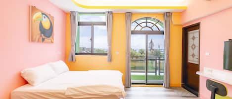 1 habitación, escritorio, cortinas blackout y sistema de insonorización