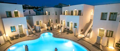 Front of property – evening/night