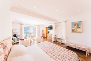 Junior Studio Suite, Sea View | 1 bedroom, Frette Italian sheets, premium bedding, memory foam beds - Villa Anfitrite (Positano)