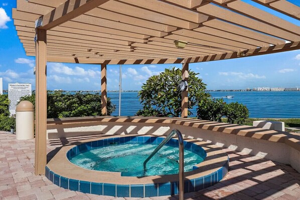 Outdoor spa tub - St Pete Isla Casa C-103 2/2 Bath Amazing View! (Isla Del Sol)